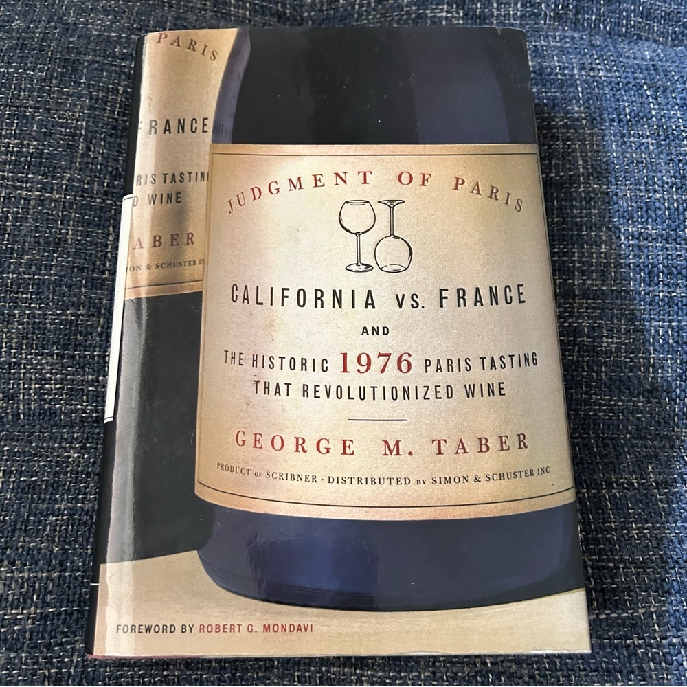 Judgment of Paris: California vs France George M. Taber Hardcover Book